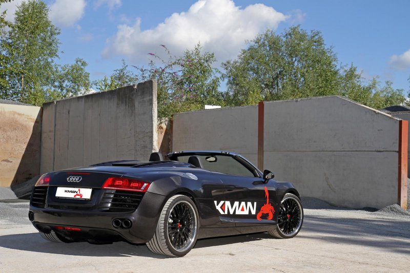 K.MAN оборудовал Audi R8 V8 двойным турбонаддувом 