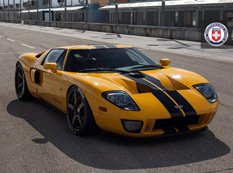 Турбирированный Ford GT Heffner на дисках HRE Wheels