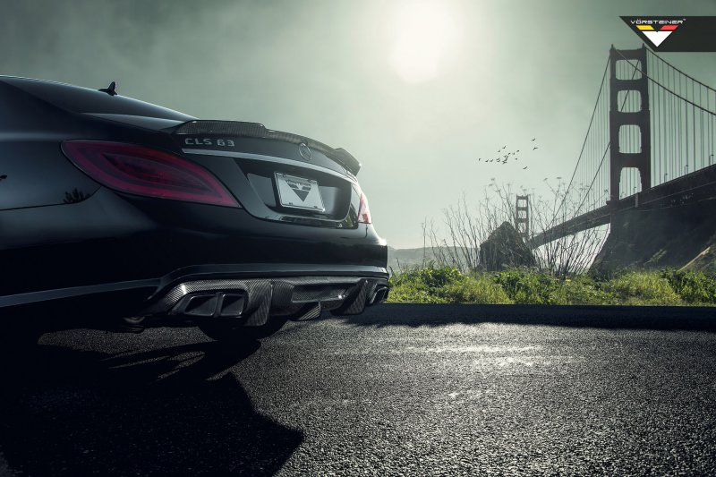 Mercedes-Benz CLS63 AMG Obsidian Black от Vorsteiner