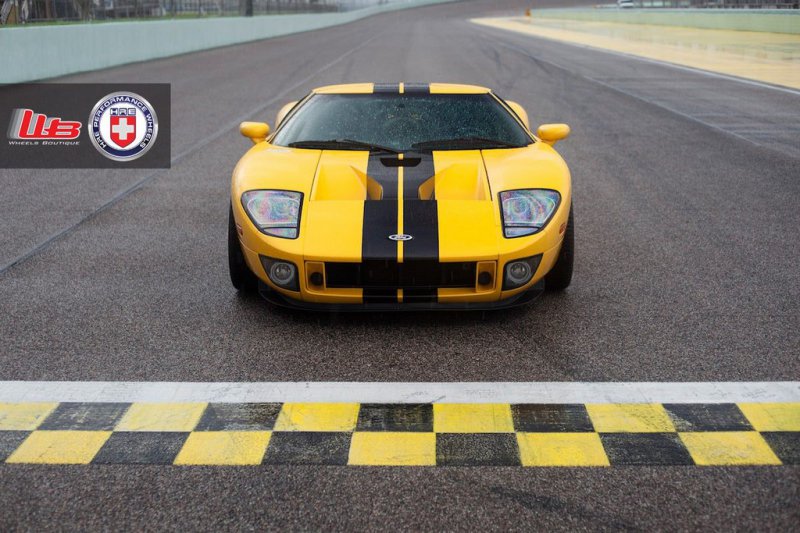 Турбирированный Ford GT Heffner на дисках HRE Wheels