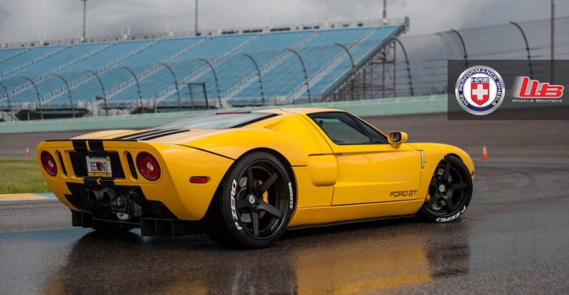 Турбирированный Ford GT Heffner на дисках HRE Wheels