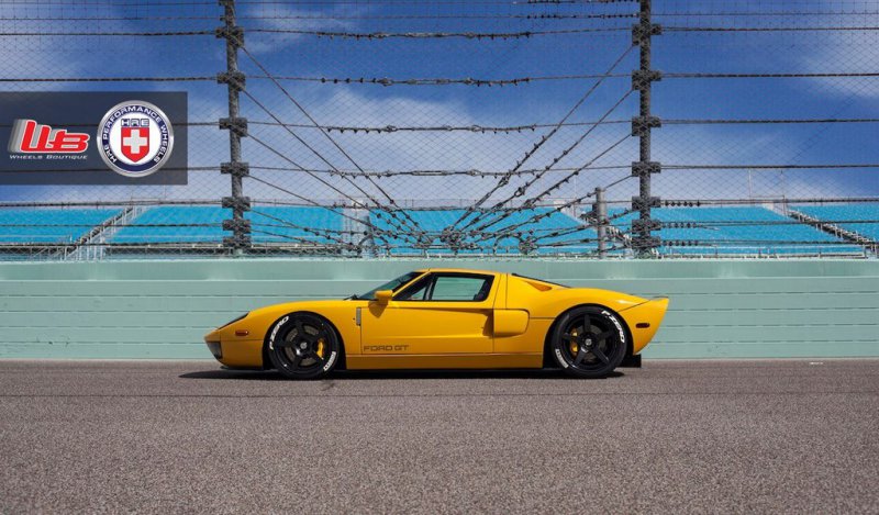 Турбирированный Ford GT Heffner на дисках HRE Wheels