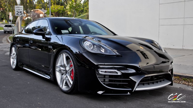 Porsche Panamera Turbo S в обвесе Caractere на дисках CEC Wheels