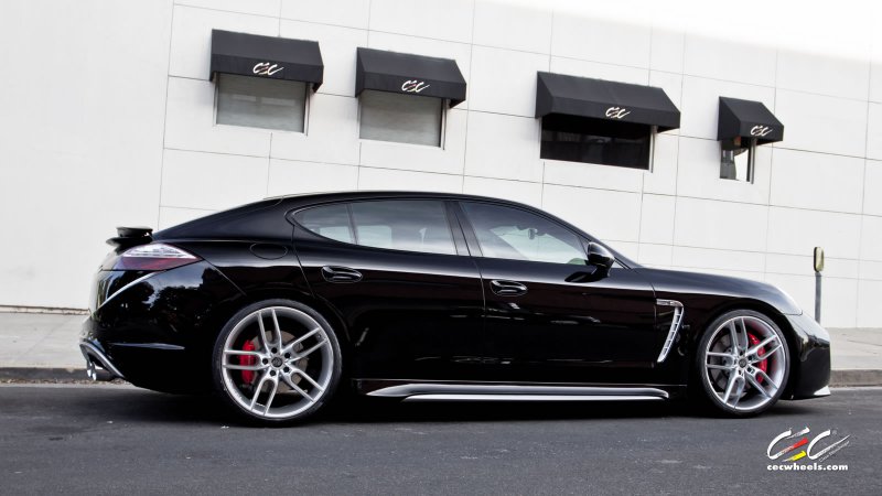 Porsche Panamera Turbo S в обвесе Caractere на дисках CEC Wheels