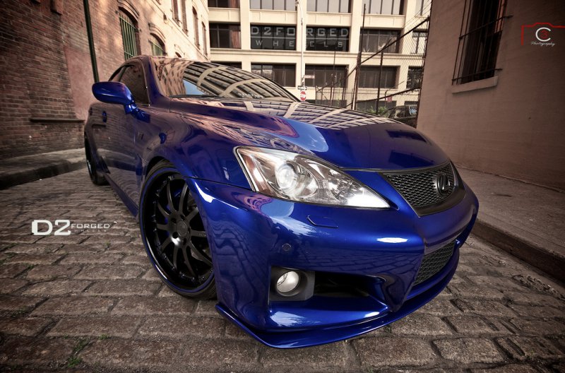 Эксклюзивный Lexus IS F на дисках D2Forged