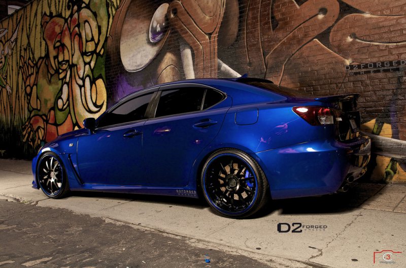 Эксклюзивный Lexus IS F на дисках D2Forged