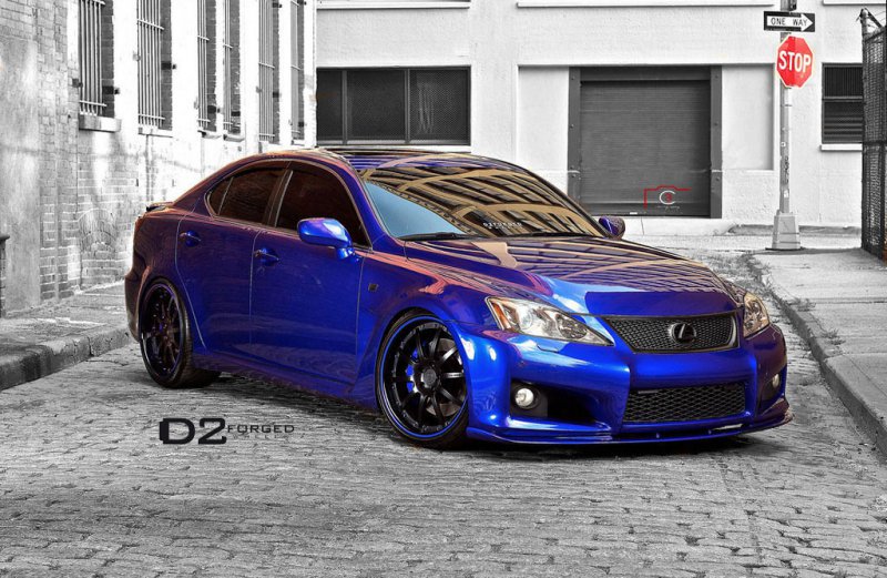 Эксклюзивный Lexus IS F на дисках D2Forged