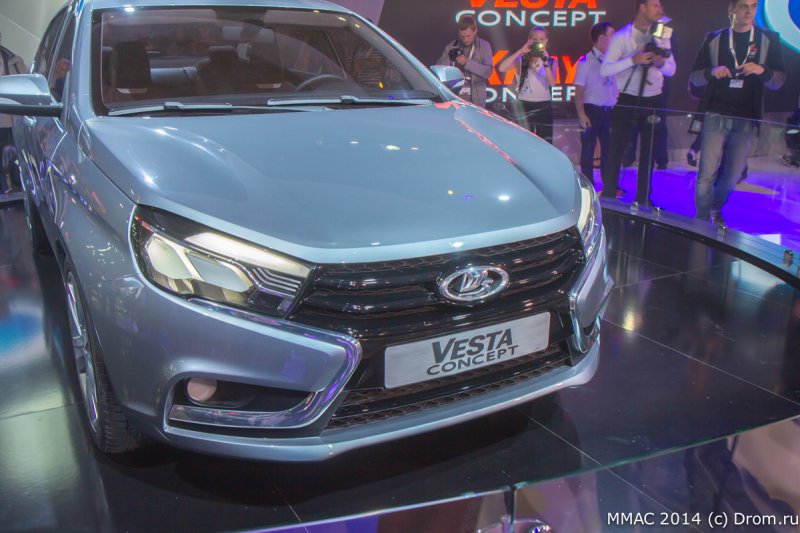 Москва 2014: «АвтоВАЗ» показал концептуальный седан Lada Vesta