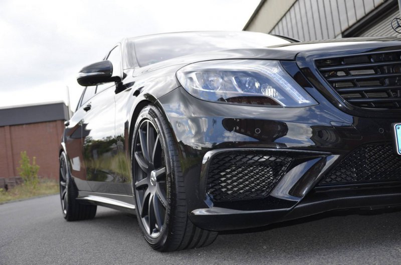 «Затемненный» Mercedes-Benz S63 AMG в оформлении MEC Design