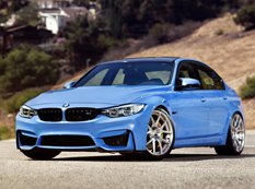 580-сильный BMW M3 (F30) на дисках MORR Wheels