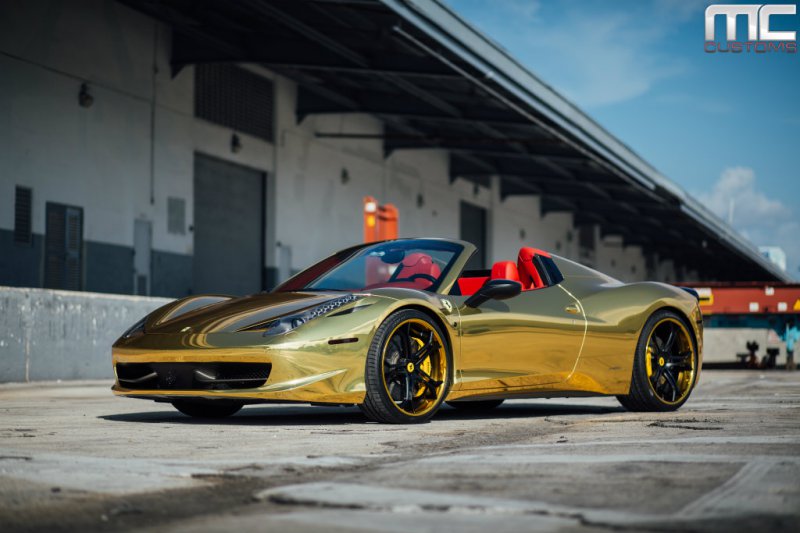 MC Customs персонализировал Ferrari 458 Spider Робинсона Кано