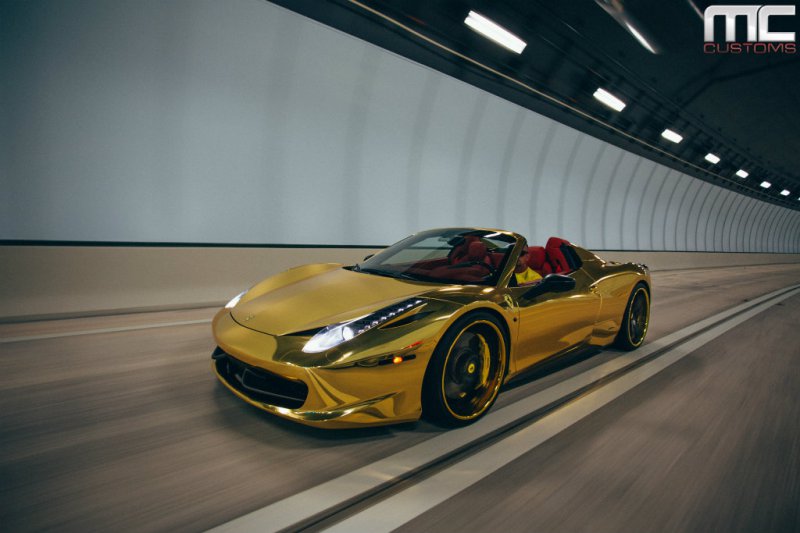 MC Customs персонализировал Ferrari 458 Spider Робинсона Кано