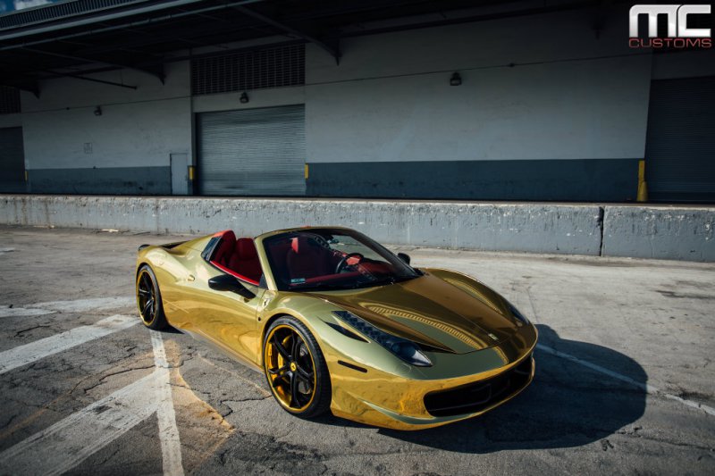 MC Customs персонализировал Ferrari 458 Spider Робинсона Кано