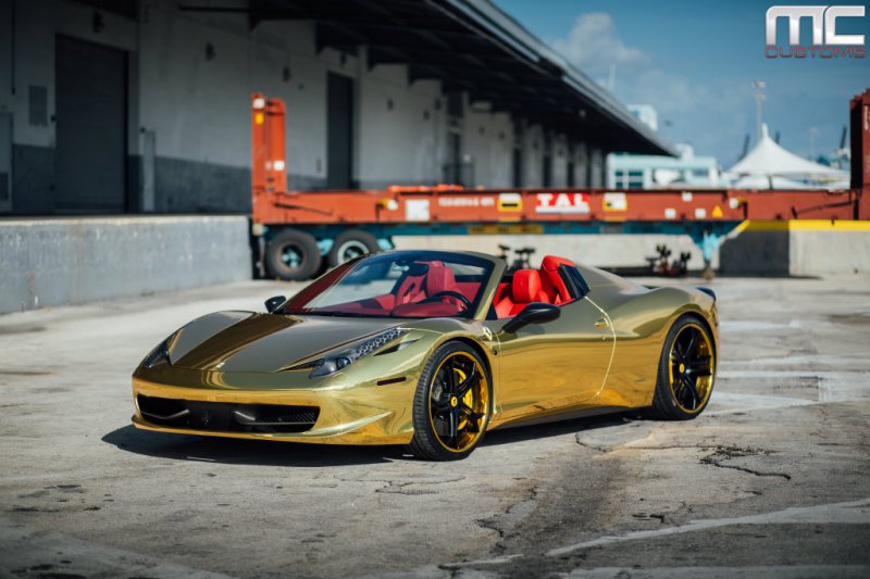 MC Customs персонализировал Ferrari 458 Spider Робинсона Кано