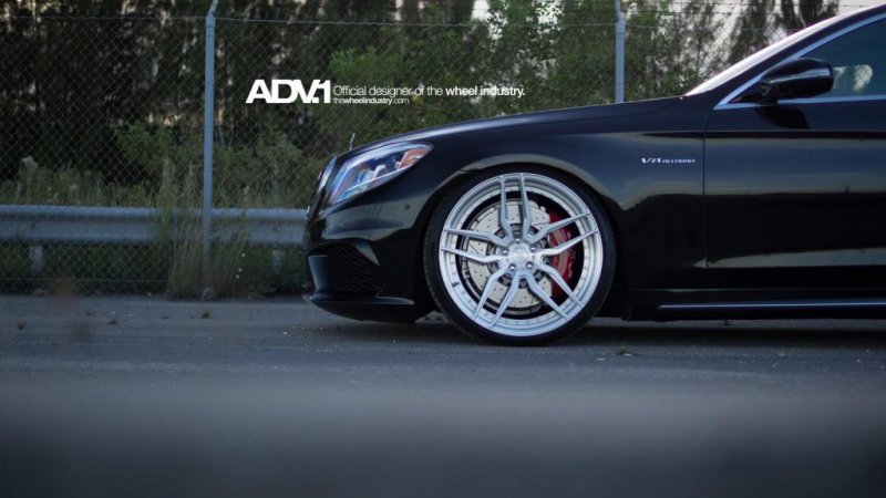 Mercedes S63 AMG S-model на дисках ADV.1 Wheels