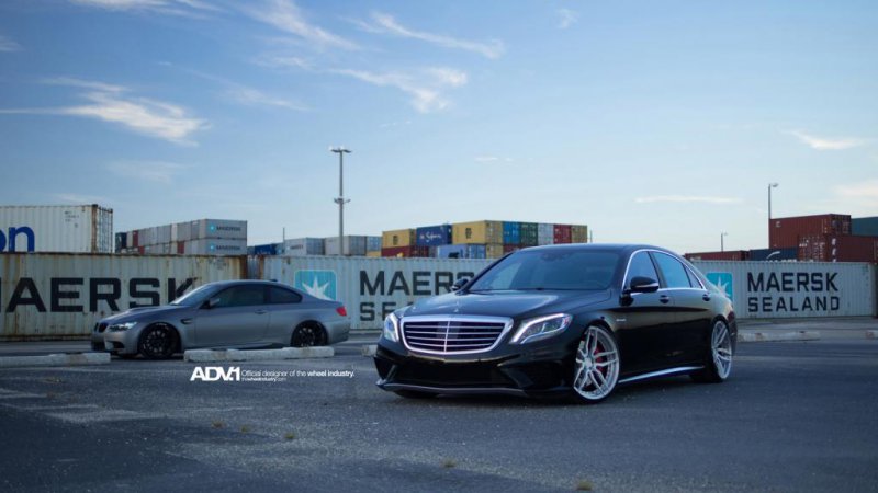 Mercedes S63 AMG S-model на дисках ADV.1 Wheels