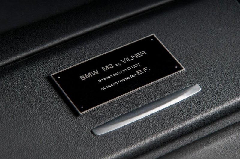 Vilner персонализировал интерьер BMW M3 Coupe (E92)