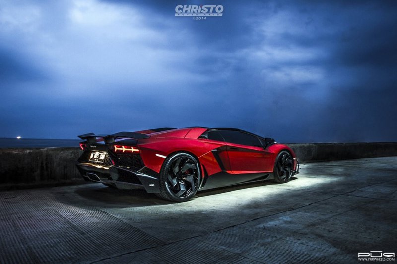 Lamborghini Aventador Red Bull от PUR Wheels