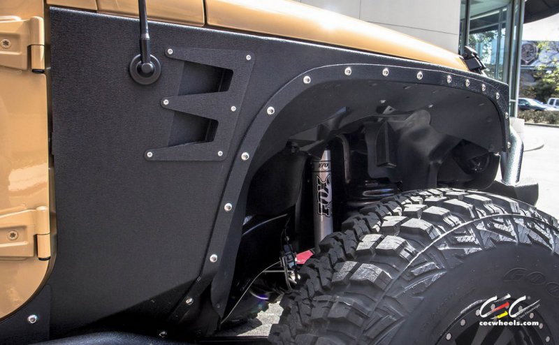 CEC Wheels подготовил Jeep Wrangler для жесткого бездорожья