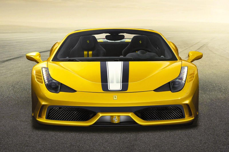 Ferrari покажет в Париже самый быстрый родстер 458 Speciale A