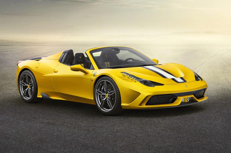 Ferrari покажет в Париже самый быстрый родстер 458 Speciale A