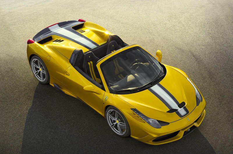 Ferrari покажет в Париже самый быстрый родстер 458 Speciale A