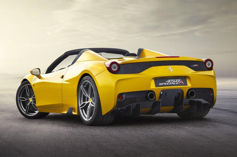 Ferrari покажет в Париже самый быстрый родстер 458 Speciale A