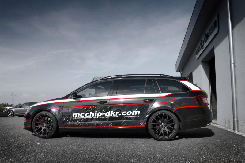 Mcchip-DKR добавил мощности Skoda Octavia Combi vRS TDI