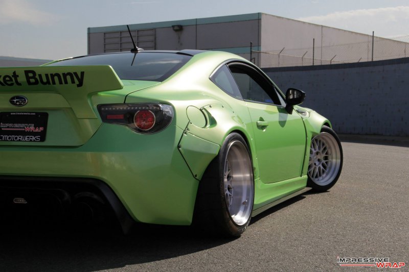 Impressive Wrap освежил экстерьер Subaru BRZ RocketBunny