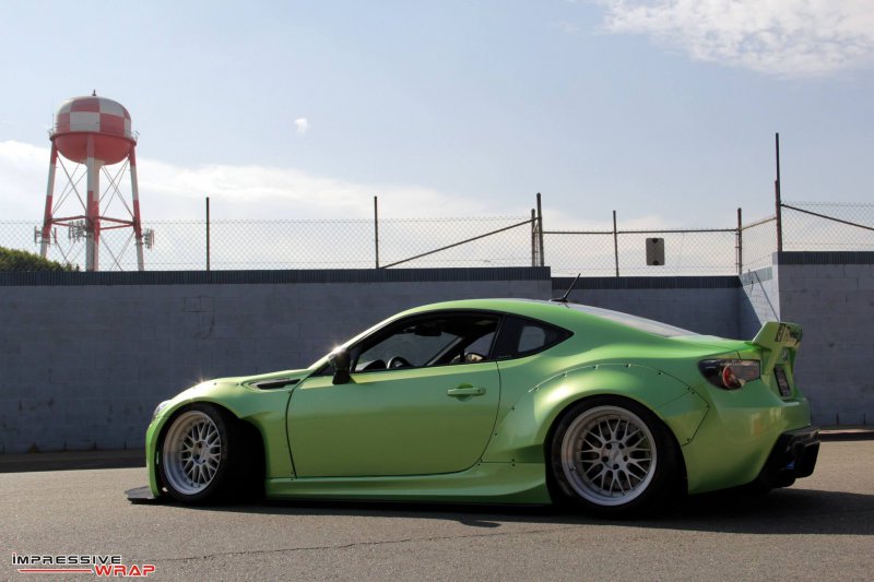 Impressive Wrap освежил экстерьер Subaru BRZ RocketBunny