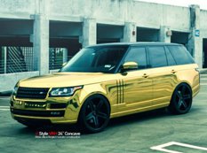 Золотой Range Rover от MC Customs