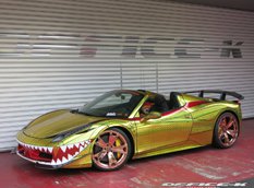 Ferrari 458 Italia Spider Golden Shark от Office-K