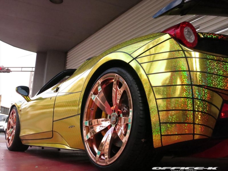 Ferrari 458 Italia Spider Golden Shark от Office-K