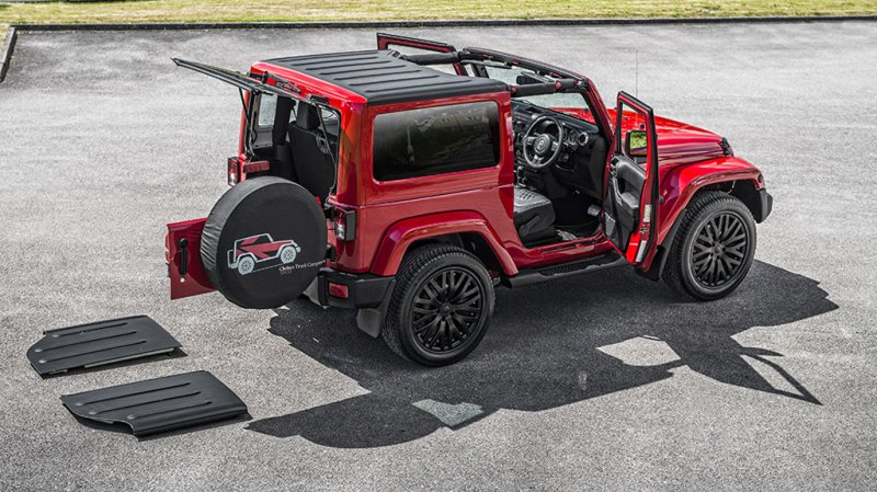 Стильный дуэт Jeep Wrangler Sahara CJ400 от A. Kahn Design