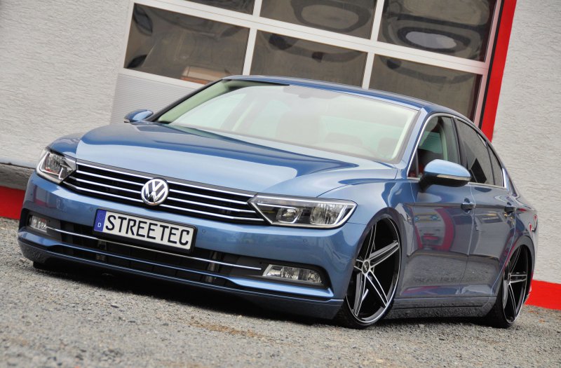 Volkswagen Passat B8 на пневмо-подвеске от StreeTec