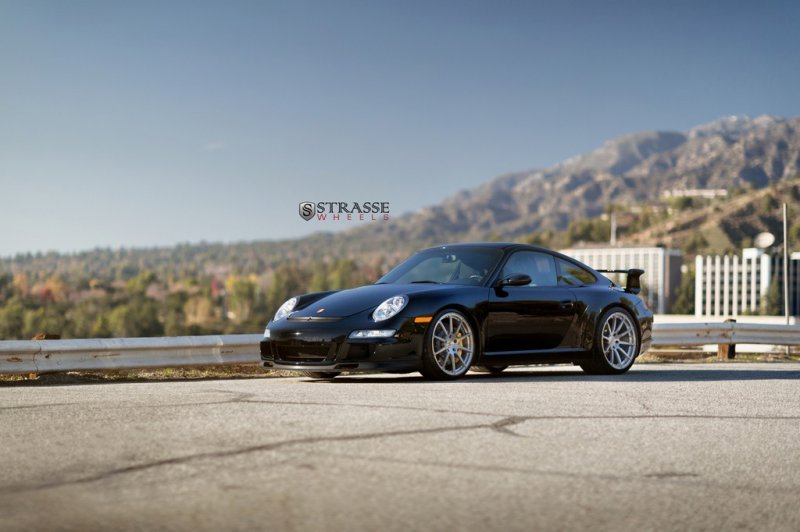 Porsche 997 GT3 на дисках Strasse Wheels