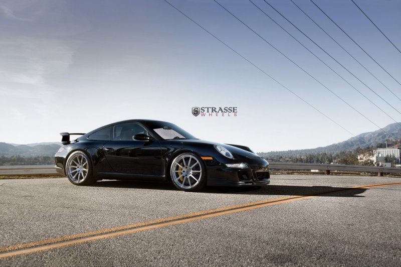 Porsche 997 GT3 на дисках Strasse Wheels