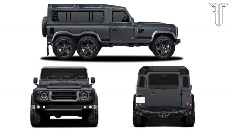 Трехосный Land Rover Defender Flying Huntsman от Kahn Design