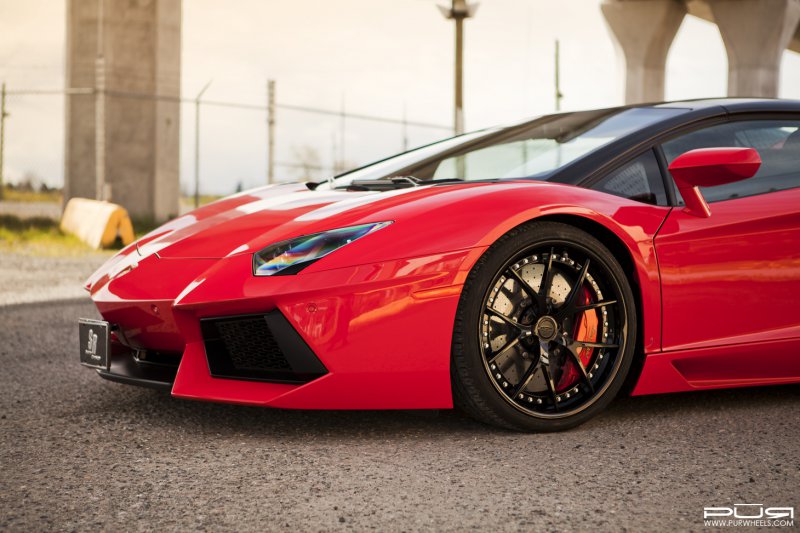 Lamborghini Aventador Roadster на дисках от PUR Wheels