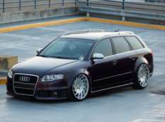 Кастом-дизайн Audi RS4 Avant с дисками от Vossen