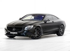 Черный матовый Mercedes S500 Coupe 4MATIC от Brabus