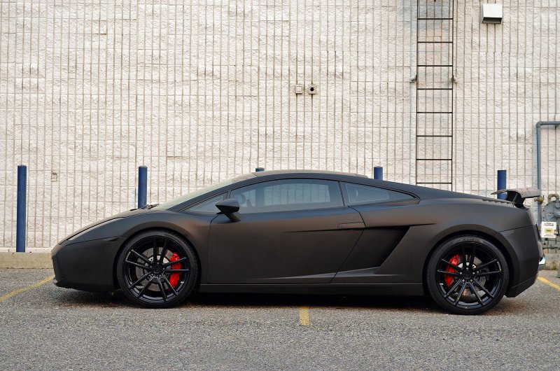 Черный матовый Lamborghini Gallardo от ZR Auto