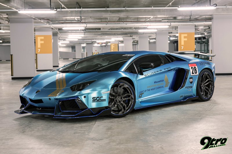 Lamborghini Aventador от Novitec Torado и Liberty Walk