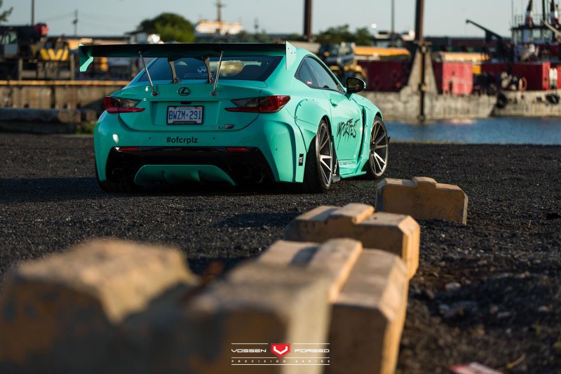 Lexus RC F в обвесах от Rocket Bunny