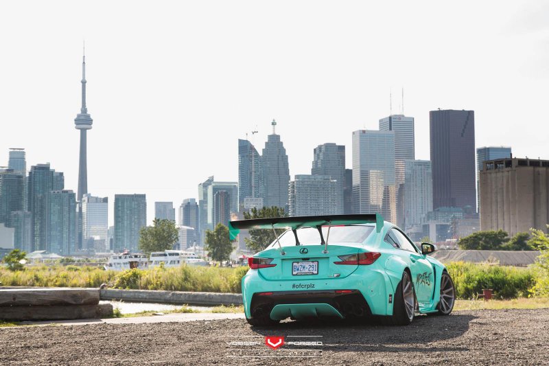 Lexus RC F в обвесах от Rocket Bunny