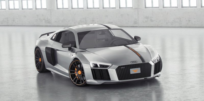 Сверхмощная Audi R8 V10 Plus от Wheelsandmore