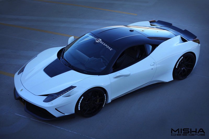 Ferrari 458 Italia с широким кузовом от Misha Designs