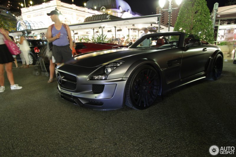 Редкий Mercedes Hamann SLS AMG Roadster засветился в Монако