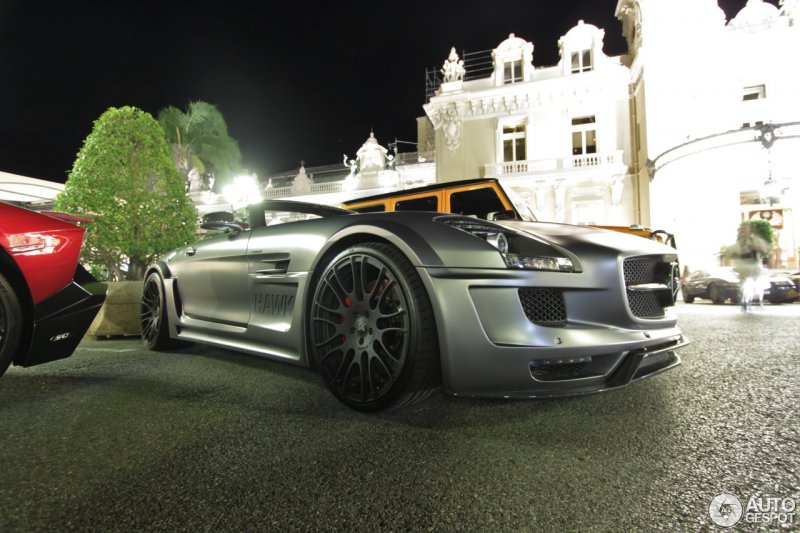 Редкий Mercedes Hamann SLS AMG Roadster засветился в Монако